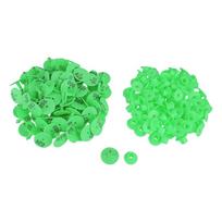 1-100 Number Round Plastic Livestock Ear Tag Animal Tag for Goat Sheep Pig (Green) Green green