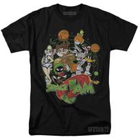 Tunesquad Space Jam Michael Jordan Jordans Monstars vtg graphic Design T-Shirt Unisex T-Shirt XXL gray