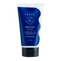 Arata Styling Hair Gel For All Hair Types | Medium to Strong Hold | Tames Flyaways & Adds Definition | Creates Slicked-Back Looks, Adds Texture wit blue