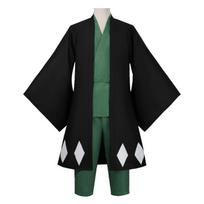 Reaper Urahara Kisuke Halloween Kimono Anime Game Costume XXL black