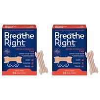 Breathe Right, Extra stiprios įdegio spalvos nosies juostelės, Sustabdo knarkimą, Vaistų nereikalaujantis sprendimas nuo knarkimo ir momentinis nosies užgulimas