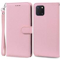 Note 10 Lite dėklas Samsung Galaxy Note 10 Lite dėklas piniginė odinis atverčiamas dėklas Samsung Note 10 Lite dangtelis Coque Fundas Galaxy Note 10 Lite gray
