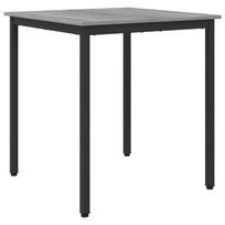 vidaXL Valgomieji stalai 70 x 70 x 75 cm Apdirbta mediena Pilka Sonoma