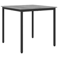vidaXL Valgomieji stalai 80 x 80 x 75 cm Apdirbta mediena Pilka Sonoma