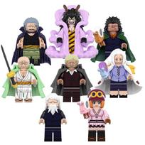 Anime Sea Adventure Building Block Figures Pirates Mini Action Figures Kids Assembly Toys WM3035-3042 Multi-Style Set Educational Gift