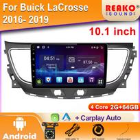 Android Auto automobilio radijas Buick LaCrosse 2016 2017 2018 2019 Multimedia vaizdo grotuvas Navigacija GPS Carplay 4G WIFI BT 2DIN 4 core 2GB+64GB carplay blue