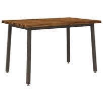 vidaXL Gyvas kraštas valgomojo stalas 110 x 55 x 75 cm