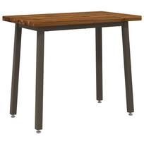 vidaXL Kvadratinis valgomojo stalas 90 x 55 x 75 cm
