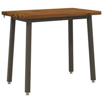 vidaXL Kvadratinis valgomojo stalas 110 x 55 x 75 cm