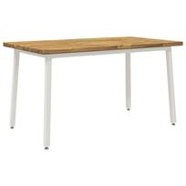 vidaXL Kvadratinis valgomojo stalas 140 x 70 x 75 cm