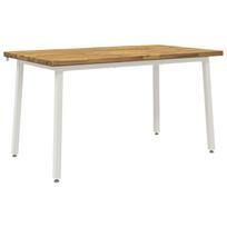 vidaXL Kvadratinis valgomojo stalas 140 x 80 x 75 cm