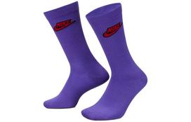 Nike Knee High Socks Unisex 2 Pack Purple DH6152-903 XL blue