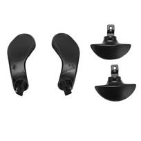 4pcs Game Controller Back Paddles Professional Replacement Metal Back Buttons for PS5 Edge Controller Black