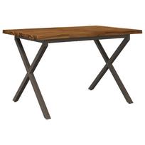 vidaXL Gyvas kraštas valgomojo stalas 90 x 55 x 75 cm