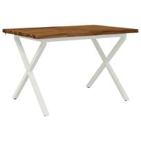 vidaXL Gyvas kraštas valgomojo stalas 120 x 80 x 75 cm