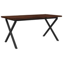 vidaXL Gyvas kraštas valgomojo stalas 140 x 90 x 75 cm