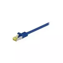 Wentronic Goobay Cat.7 tinklo laidas, S/FTP (PiMF), mėlynas, 20 m - LSZH halogenų neturintis, varinis, RJ45 kištukas (91655)