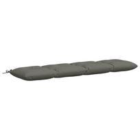 vidaXL Suoliuko pagalvė VIANEN 100% poliesteris Pilka 180 x 40 x 12 cm