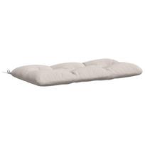 vidaXL Suoliuko pagalvė VIANEN 100% poliesteris Balta 130 x 60 x 12 cm