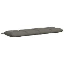 vidaXL Suoliuko pagalvė VIANEN 100% poliesteris Pilka 140 x 40 x 12 cm