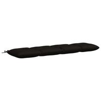 vidaXL Suoliuko pagalvė VIANEN 100% poliesteris Juoda 180 x 40 x 12 cm