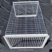 Ant stogo įrengtas lauko balandžių narvas su automatinėmis durimis ir įėjimo funkcija 70 length 40 width 26 height, two entrances gray