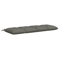 vidaXL Suoliuko pagalvė VIANEN 100% poliesteris Pilka 140 x 50 x 12 cm