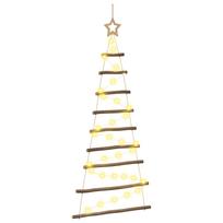 vidaXL Kabantis Kalėdų medis 120 cm 50 LED Šilta balta