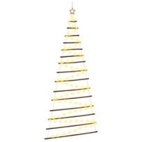 vidaXL Kabantis Kalėdų medis 210 cm 130 LED Šilta balta