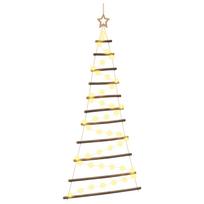 vidaXL Kabantis Kalėdų medis 150 cm 80 LED Šilta balta