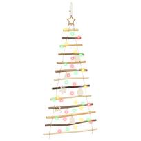 vidaXL Kabantis Kalėdų medis 120 cm 50 LED Įvairių spalvų