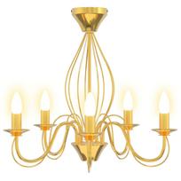 vidaXL Gaublio lempa E14 Metalas Auksinė Ø 52 x 47 cm