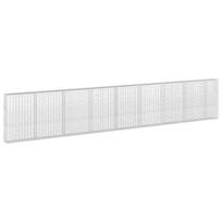 vidaXL Gabionas su 5 mm viela ir 5x10 cm tinkleliu 850x30x150 cm