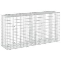 vidaXL Gabionas su 5 mm viela ir 5x10 cm tinkleliu 200x50x100 cm