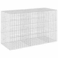 vidaXL Gabionas su 5 mm viela ir 5x10 cm tinkleliu 250x100x150 cm