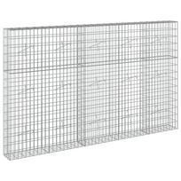 vidaXL Gabionas su 5 mm viela ir 5x10 cm tinkleliu 250x20x150 cm