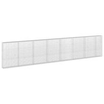 vidaXL Gabionas su 5 mm viela ir 5x10 cm tinkleliu 750x30x150 cm