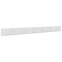 vidaXL Gabionas su 5 mm viela ir 5x10 cm tinkleliu 650x10x50 cm