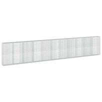 vidaXL Gabionas su 5 mm viela ir 5x10 cm tinkleliu 1100x50x200 cm