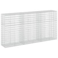 vidaXL Gabionas su 5 mm viela ir 5x10 cm tinkleliu 300x50x150 cm