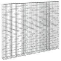 vidaXL Gabionas su 5 mm viela ir 5x10 cm tinkleliu 250x20x200 cm