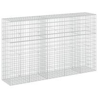 vidaXL Gabionas su 5 mm viela ir 5x10 cm tinkleliu 250x50x150 cm