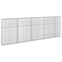 vidaXL Gabionas su 5 mm viela ir 5x10 cm tinkleliu 450x20x150 cm