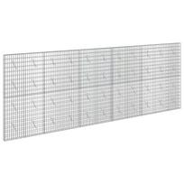 vidaXL Gabionas su 5 mm viela ir 5x10 cm tinkleliu 550x10x200 cm