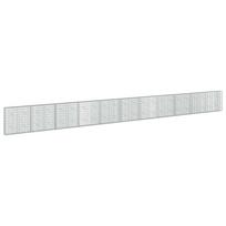vidaXL Gabionas su 5 mm viela ir 5x10 cm tinkleliu 1100x20x100 cm