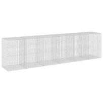 vidaXL Gabionas su 5 mm viela ir 5x10 cm tinkleliu 600x100x150 cm