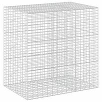 vidaXL Gabionas su 5 mm viela ir 5x10 cm tinkleliu 150x100x150 cm