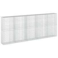 vidaXL Gabionas su 5 mm viela ir 5x10 cm tinkleliu 500x50x200 cm