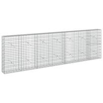 vidaXL Gabionas su 5 mm viela ir 5x10 cm tinkleliu 350x20x100 cm