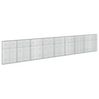 vidaXL Gabionas su 5 mm viela ir 5x10 cm tinkleliu 850x20x150 cm